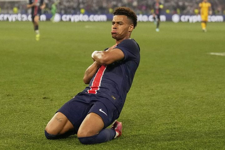 Παρί – Ίντερ: Ο Ντουέ σκόραρε για το 2-0 και πανηγύρισε σαν τον Εμπαπέ