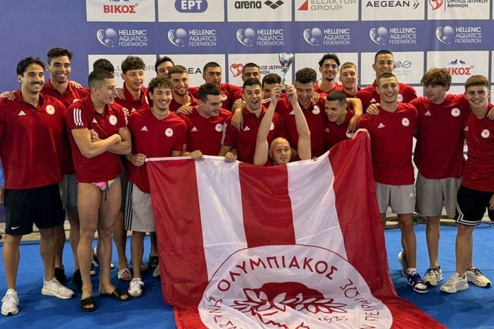 Ολυμπιακός: Τα συγχαρητήρια της ΚΑΕ στον Ερασιτέχνη για την κατάκτηση του 46ου τρεμπλ στην κολύμβηση