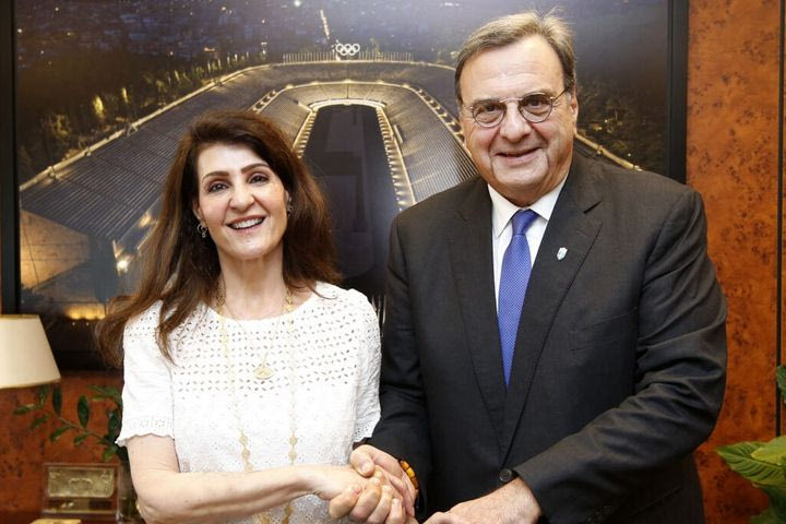 H διάσημη ηθοποιός Νία Βαρντάλος ξεκινά συνεργασία με την Ελληνική Ολυμπιακή Επιτροπή ενόψει Los Angeles