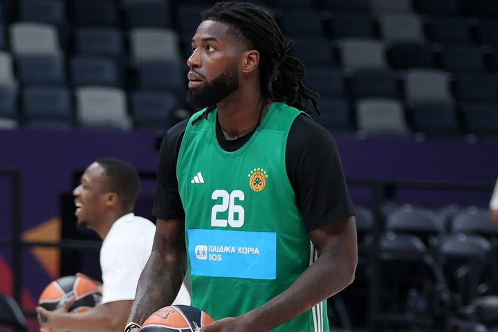Final Four 2025: Το VIDEO του SPORT24 από το δυναμικό κάρφωμα του Λεσόρ στην προπόνηση του Παναθηναϊκού