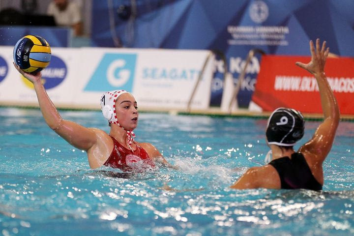 Τα highlights της νίκης του Ολυμπιακού επί του Αλίμου για τα ημιτελικά της Α1 πόλο γυναικών