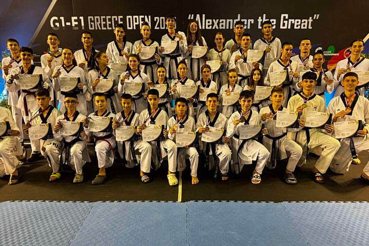 Mε επιτυχία και πολλά μετάλλια για την Ελλάδα συνεχίζεται στη Θεσσαλονίκη το τουρνουά τάεκβοντο Alexander The Great
