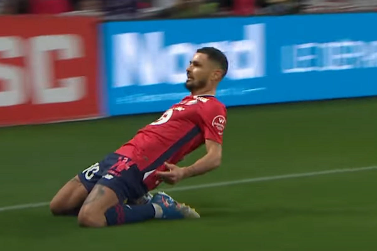 Ο Ρεμί Καμπελά στο τελευταίο ματς με τη Λιλ