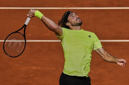 Ο Στέφανος Τσιτσιπάς στο Rome Masters