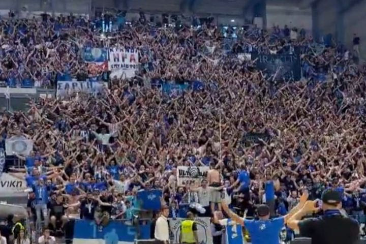 Elite League: Εντυπωσιακή ατμόσφαιρα από τους φίλους του Ηρακλή στην Καρδίτσα