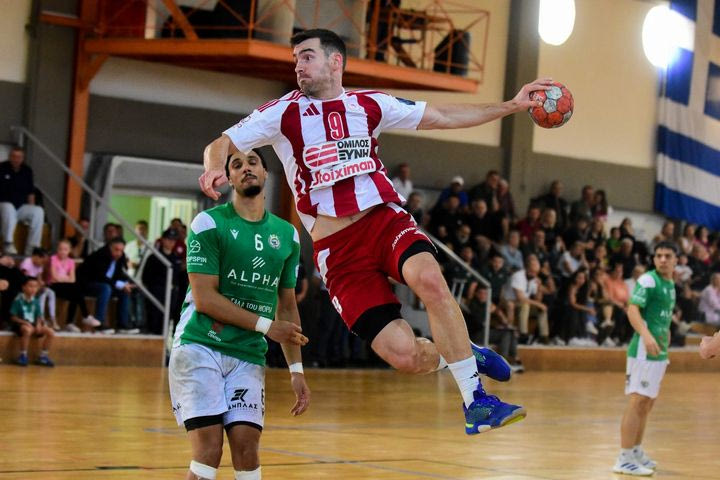 Διομήδης Άργους – Ολυμπιακός 30-34: Οι ερυθρόλευκοι έκλεισαν θέση στους τελικούς της Handball Premier
