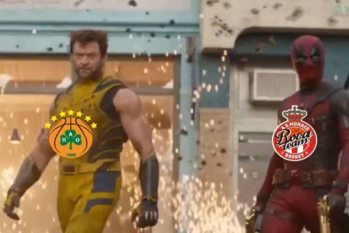 EuroLeague: Η Μονακό έκανε δημοσίευση πρόκρισης για την ίδια και τον Παναθηναϊκό με Wolverine και Deadpool