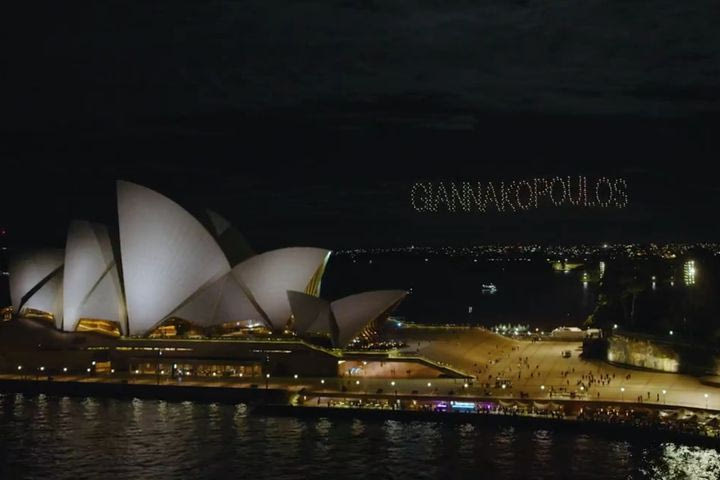 Το VIDEO με το εντυπωσιακό drone show πάνω από την Όπερα του Σίδνεϊ για το τουρνουά “Παύλος Γιαννακόπουλος”