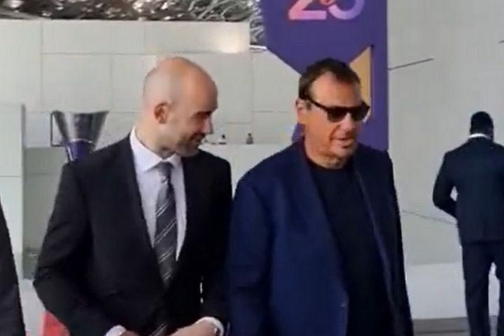 Final Four 2025: Η άφιξη Αταμάν, Ναν, Σπανούλη, Τζέιμς στη συνέντευξη Τύπου