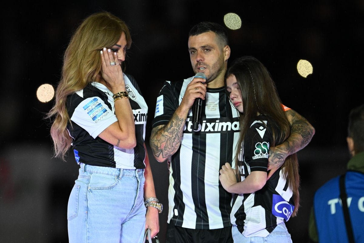 Ο Αντρέ Βιεϊρίνια με τη σύζυγο και την κόρη του