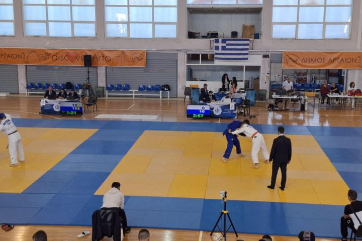 Με τη συμμετοχή 366 τζουντόκα στην Άρτα το Πανελλήνιο πρωτάθλημα παίδων και κορασίδων