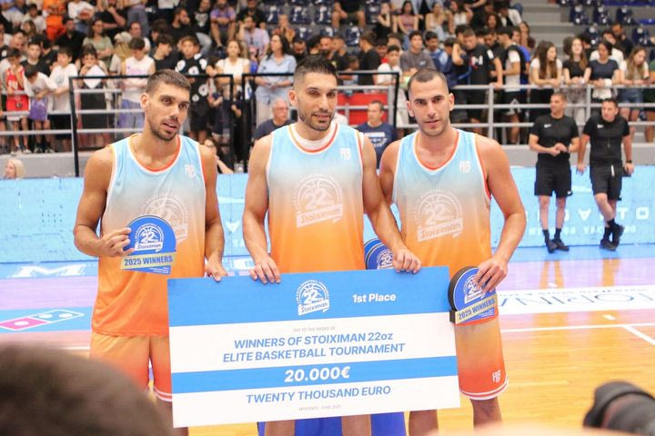 Stoiximan 22oz Elite Basketball Tournament: Μποχωρίδης, Κασελάκης & Περσίδης έκαναν το repeat στη Μύκονο, με μεγάλο νικητή τον κόσμο