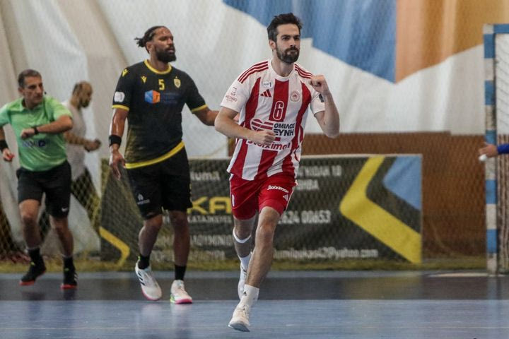 Τα highlights της νίκης του Ολυμπιακού επί της ΑΕΚ στον πέμπτο τελικό της Handball Premier