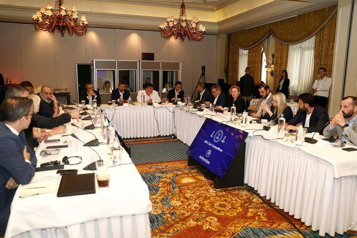 Συνάντηση Big-5 με UEFA: Το VIDEO από την αίθουσα κεντρικού ξενοδοχείου της Αθήνας