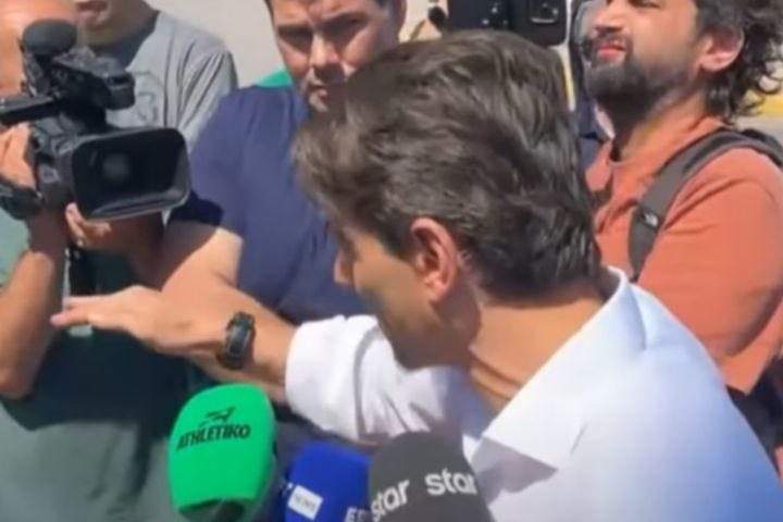 Το VIDEO με τον Δημήτρη Γιαννακόπουλο στο Υπουργείο: “Αναγκάστηκα να μην δω τον αγώνα για ένα κ@@δάκτυλο”