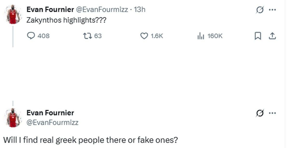 Τα δύο post του Εβάν Φουρνιέ