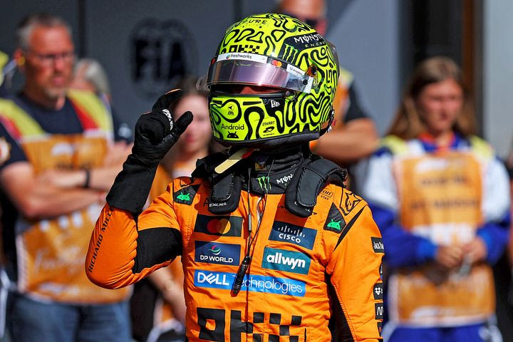 Ολική επαναφορά του Νόρις, κέρδισε με 85 χιλιοστά τον Πιάστρι για την πολ ποζίσιον στο Σπα