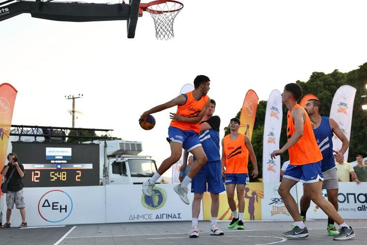 ΔΕΗ 3×3 Street Basketball: Μπάσκετ δίπλα στη θάλασσα στην Αίγινα