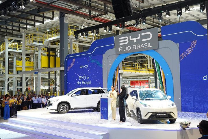 Η BYD ξεκίνησε παραγωγή ηλεκτρικών στη Βραζιλία- Πότε θα αρχίσει και στην Ευρώπη
