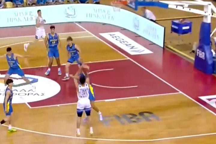 Λιοτόπουλος ο “εκτελεστής”: Buzzer-beater τρίποντο στο φινάλε της πρώτης περιόδου