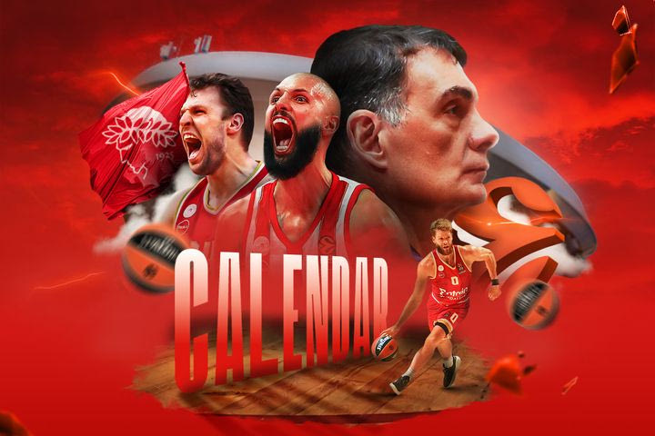 Πρόγραμμα Ολυμπιακού, EuroLeague 2025-26: Το πλήρες καλεντάρι των ερυθρόλευκων