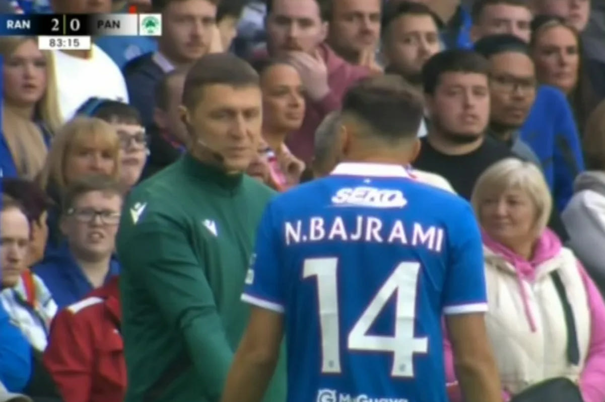 O Μπαϊράμι έξαλλος στο Ρέιντζερς - Παναθηναίκός