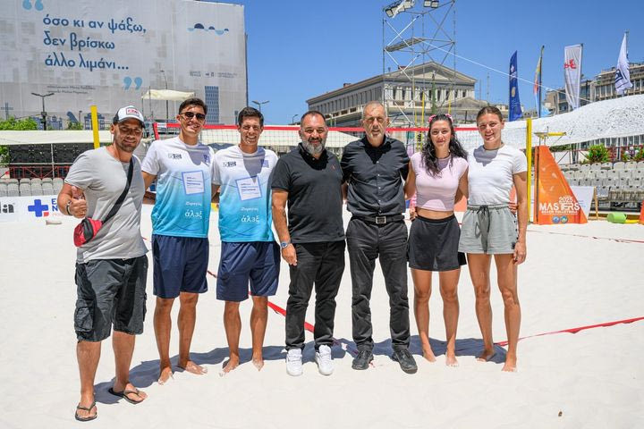 Ο Γιάννης Μόραλης στο Piraeus Masters: “Θεσμός το μπιτς βόλεϊ στην πλατεία Κοραή”