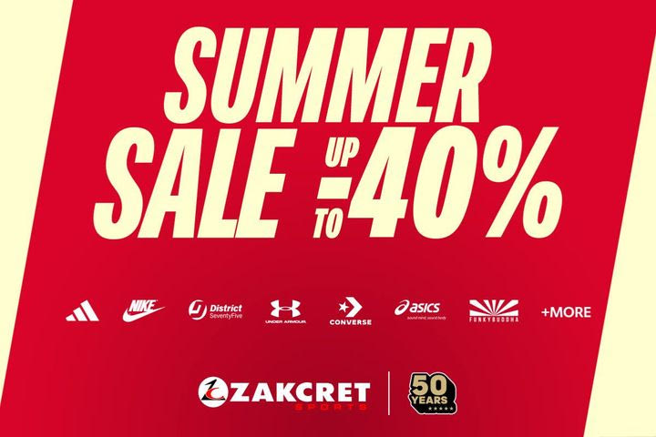 Summer sales έως -40% στα ZAKCRET Sports: Ετοιμάσου για το πιο hot καλοκαίρι