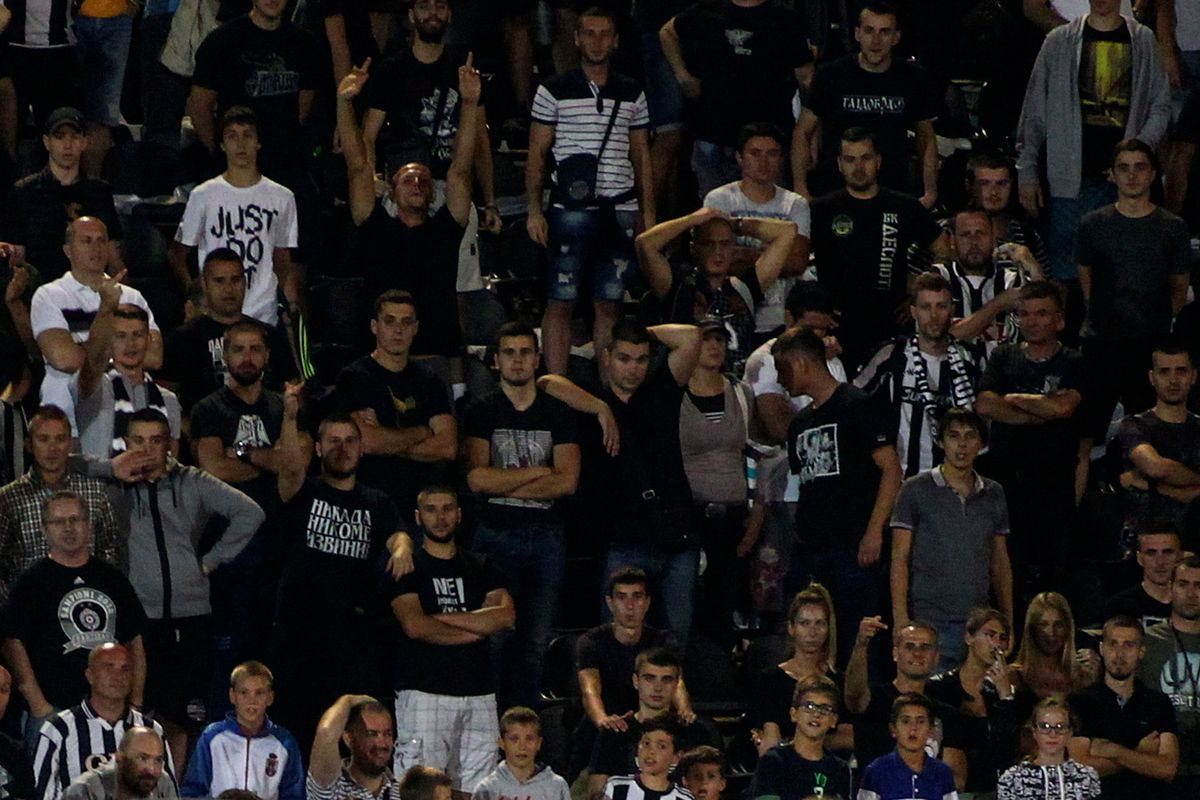 Oι οπαδοί της Παρτιζάν