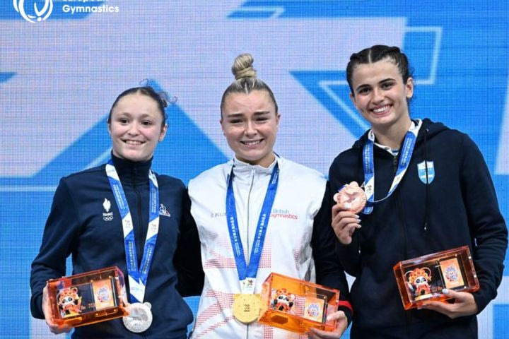 World Games: Χάλκινο μετάλλιο για την Αλεξάνδρα Εφραίμογλου με εκπληκτική προσπάθεια στον ακροβατικό διάδρομο