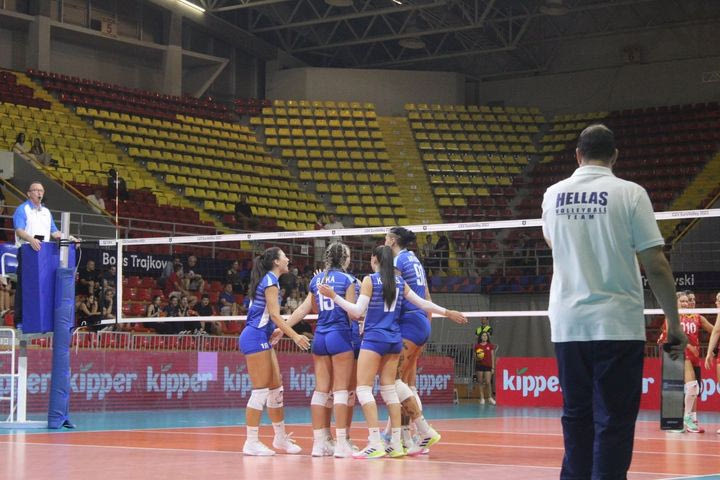 Η Εθνική Γυναικών πέρασε από τα Σκόπια και προκρίθηκε στο Ευρωβόλεϊ 2026