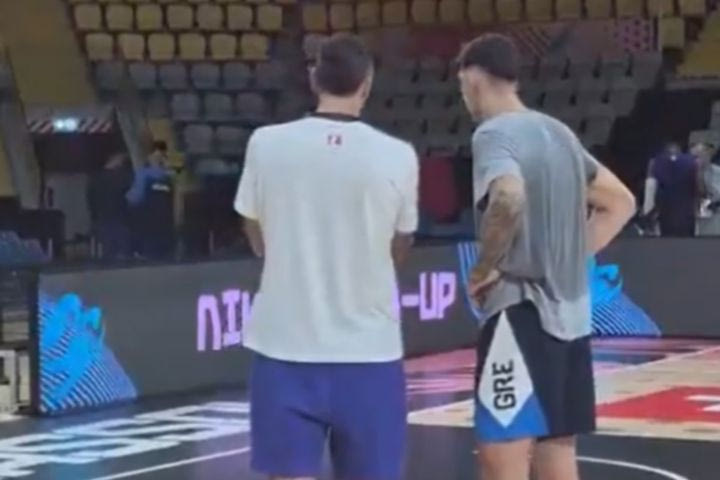 EuroBasket 2025: Οι συμβουλές του Ντικούδη στον Μήτογλου στην προπόνηση της Εθνικής