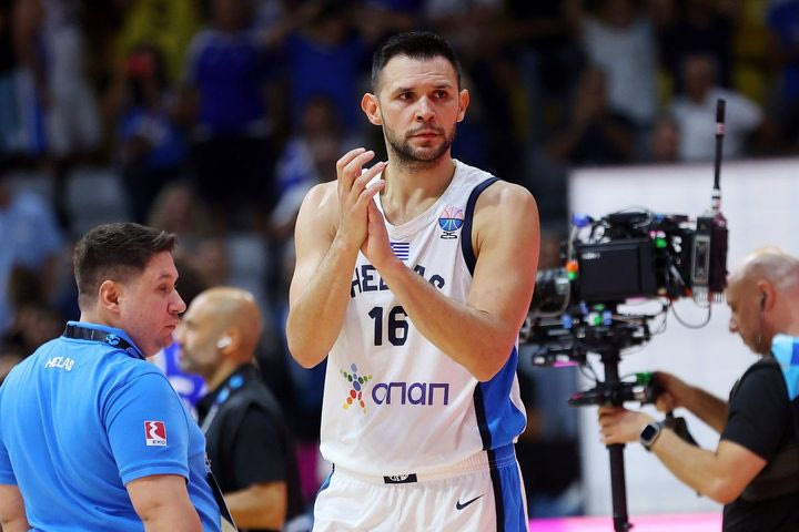 EuroBasket 2025, Εθνική Ελλάδας: Ο Παπανικολάου έφτασε τις 168 συμμετοχές, ισοφαρίζοντας τον Γκάλη στη 10η θέση όλων των εποχών