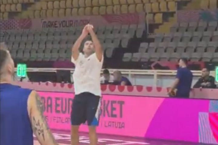 EuroBasket 2025: Τα πλάνα του SPORT24 από την προπόνηση της Εθνικής
