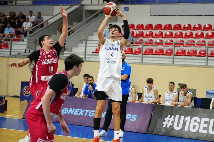 Ελλάδα – Γεωργία 65-50: Η Εθνική Παίδων νίκησε την οικοδέσποινα και θα παίξει για την 9η θέση του EuroBasket U16