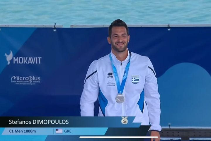 Ιστορία έγραψε ο Στέφανος Δημόπουλος με το ασημένιο μετάλλιο στο Παγκόσμιο Πρωτάθλημα κανόε