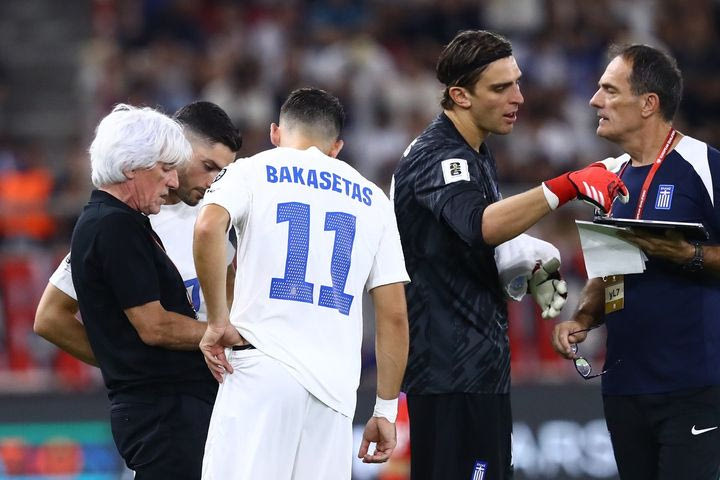 Ελλάδα – Δανία: Μπακασέτας και Μασούρας πήραν τις θέσεις των Κωνσταντέλια και Καρέτσα με την έναρξη του δευτέρου μέρους