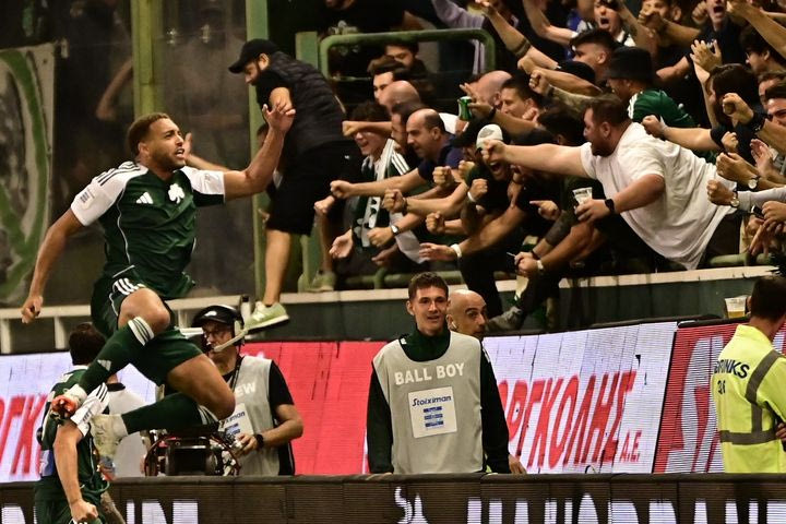 Ο Ντέσερς έκανε το 1-0 για τον Παναθηναϊκό με τελείωμα κάτω από τα πόδια του Τζολάκη