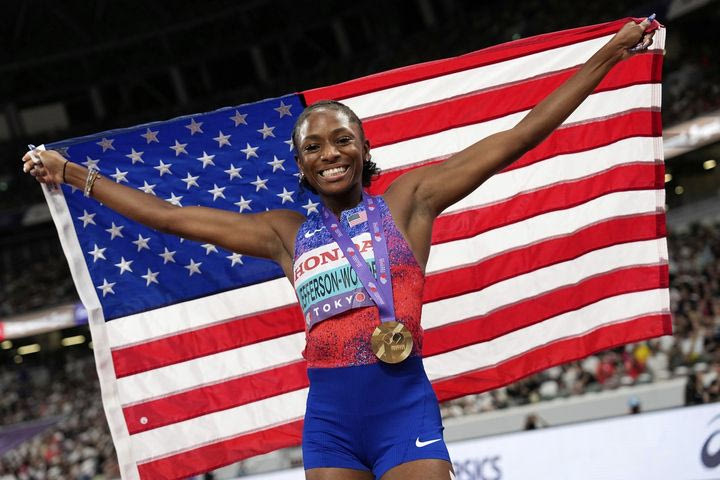 Παγκόσμιο Πρωτάθλημα Στίβου: Κορυφαία η Τζέφερσον Γούντεν στα 100 μ. με ρεκόρ αγώνων