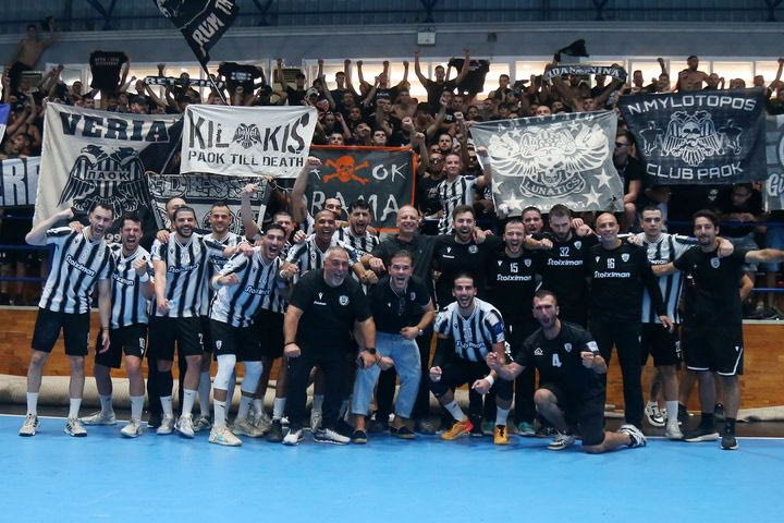 ΠΑΟΚ – Βριλήσσια 33-24: Ο Δικέφαλος ντούμπλαρε τις νίκες και προκρίθηκε στον δεύτερο γύρο του European Cup