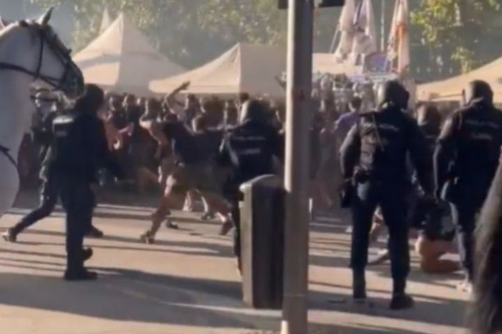 Ρεάλ Μαδρίτης – Μαρσέιγ: Επεισόδια μεταξύ οπαδών των Μασσαλών και της ισπανικής αστυνομίας