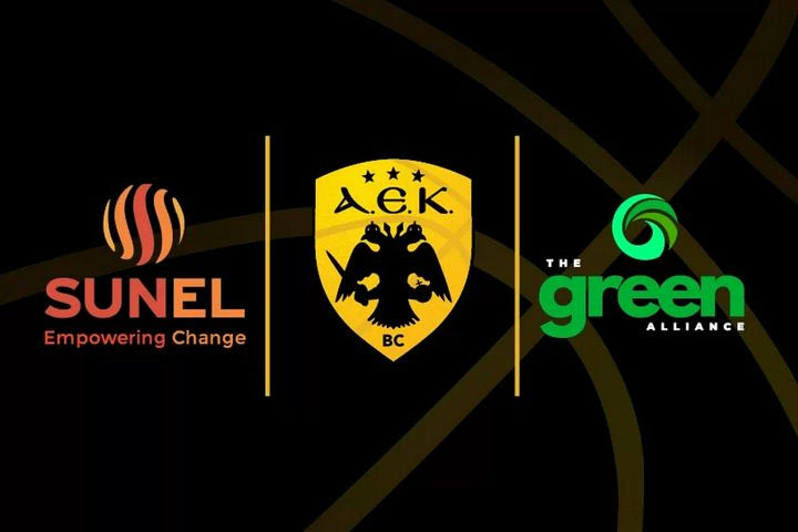 AEK BC: Χορηγός στη φανέλα η SUNEL