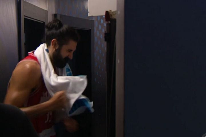 Φινλανδία-Γεωργία: Έξαλλος ο Μπιτάτζε μετά την αποβολή του, ξέσπασε με μπουνιές στον τοίχο προς τα αποδυτήρια