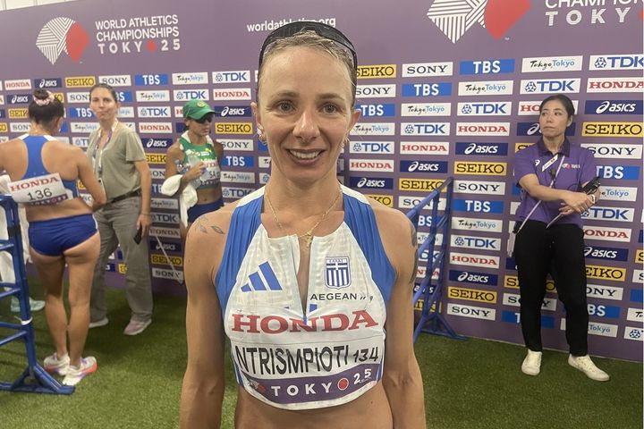 Ντρισμπιώτη: “Κάποιες φορές το σώμα ξεπερνά όλα τα υπόλοιπα, οπότε είμαι ικανοποιημένη με το αποτέλεσμα”