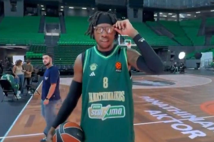 Παναθηναϊκός: Ο Ρισόν Χολμς φόρεσε τα Meta Glasses και η EuroLeague είδε τον κόσμο από τα μάτια του