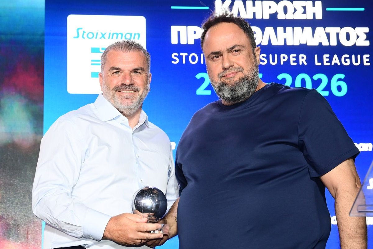 Οι Άγγελος Ποστέκογλου και Βαγγέλης Μαρινάκης