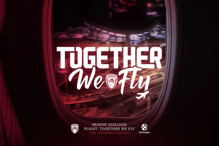 Ολυμπιακός: Πρεμιέρα για το “Together We Fly” κόντρα σε Μπασκόνια και Ρεάλ