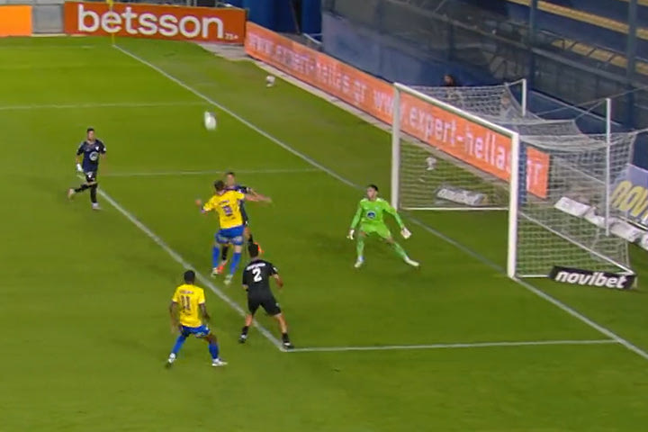 Γλυκιά σέντρα του Μπουχαλάκη, δεύτερο γκολ του Αγκίρε και 4-1 ο Παναιτωλικός