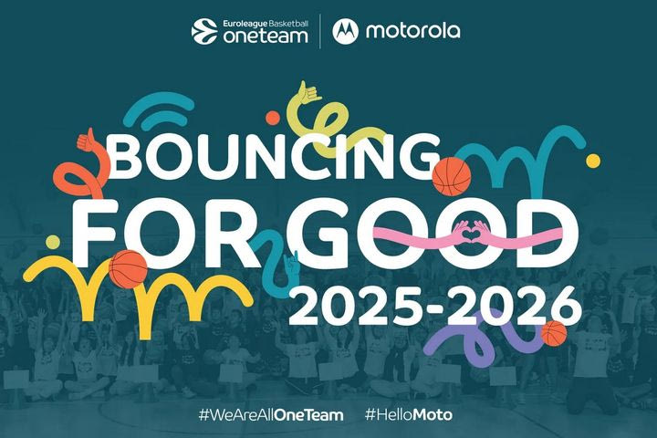 Motorola και EuroLeague Basketball παρουσίασαν τη δεύτερη σεζόν του προγράμματος “Bouncing for Good”