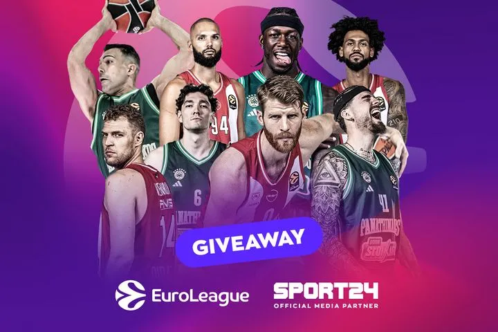 Μεγάλος διαγωνισμός SPORT24 X EuroLeague: Διεκδικήστε κάθε εβδομάδα εισιτήρια των εντός έδρας αγώνων Ολυμπιακού & Παναθηναϊκού